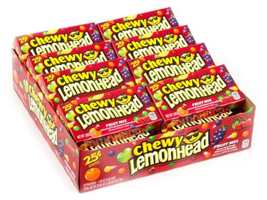 Chewy Lemonheads Candy 24ct - Ferrara Pan Candy