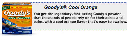 Goody's Cool Orange Powders