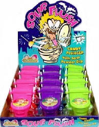 Sour Flush Candy 12ct Display box - Kidsmania Novelty Candy