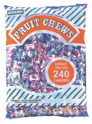 Assorted Fruit Chews 240ct Bag