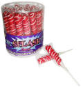 Color Splash Cherry Lollipops 30ct Tubs
