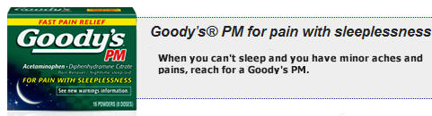 Goody's Powders PM