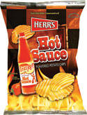 Herr's Hot Sauce Potato Chips 1oz bags