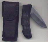 Lock Blade Knife w/ Belt Pouch