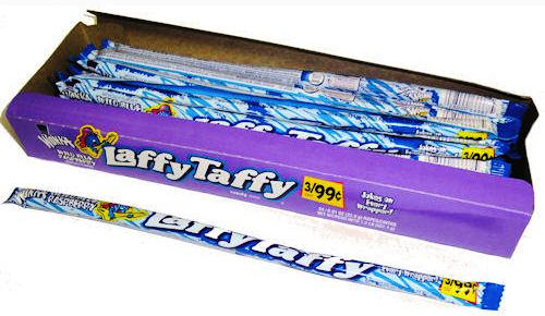 Laffy Taffy Blue Raspberry Rope Candy Taffy 24ct