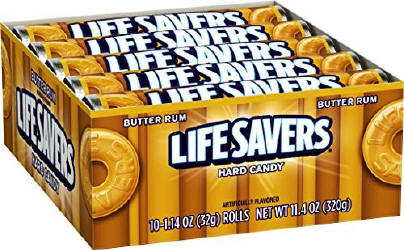 Life Savers Butter Rum Candy Rolls 20ct