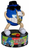 M & M Saxaphone Rock Stars Dispenser