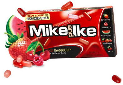 Mike and Ike Red Rageous Candy 24ct box
