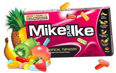 Mike and Ike Tropical Typhoon Candy 24ct box