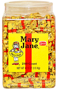 Mary Jane Chewy Peanut Butter Candy 240ct Tub