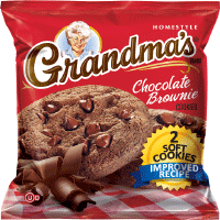 Grandma's Chocolate Brownie Homestyle Cookies 2 cookies per pack 2.5oz Cookies