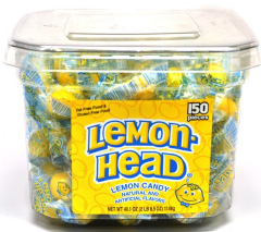 Lemonheads Candy Tub 150ct Candy