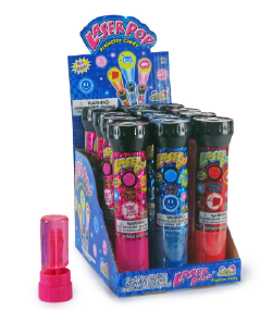 Kidsmania Laser Pop Candy Displays 12ct