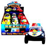 Kidsmania Rescue Cars Candy 12ct